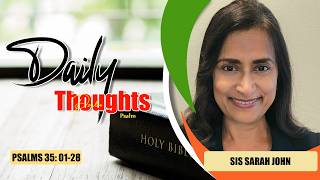 Daily Thoughts | Psalms 35: 01-28 | Sis Sarah John | Excel Media #shortmessage #motivational #excel
