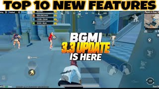 BGMI NEW UPDATE 3.3 IS HERE TOP 10 NEW FEATURES BGMI NEW UPDATE || BGMI GAMEPLAY || LEGEND BD GAMING