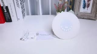 Digital Alarm Clock Wake Up Light Table LED Lamp Electronic Clock Despertador Sunrise Sunset Alarm