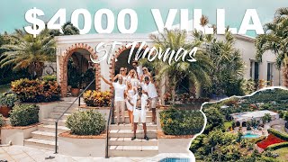 ST. THOMAS US VIRGIN ISLANDS | $4000 VILLA HOUSE-TOUR  | Traveling During Covid-19 | (Part 2)