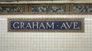 BMT Canarsie Line: (L) Trains @ Graham Av (R143, R160A-1)