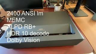 Xiaomi C2 UST Laser Projector Review with Wemax A300. How Is The First Projector with Dolby Vision?