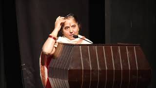 "UDHYAMO BHAIRAVA"Dr.Khema Kaul Addressing During Kashmir Shaivism Intl.Conference