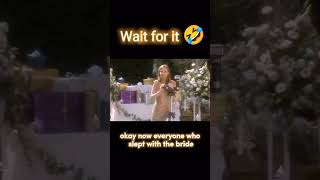 Something to laugh 😂 on... #comedy #viral #women #wedding #betrayal #surprises #laugh #bride #groom