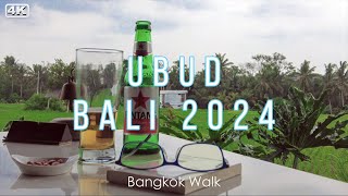 【Ubud Bali 2024】Various scenes in Ubud Bali during the New Year with relax Jazz BGM by 4K video.
