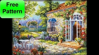 Cross Stitch Patterns/ Summer Garden/ Counted Cross Stitch Patterns/ #Shorts