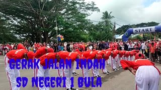 Gerak jalan indah. SD NEGERI 1 BULA