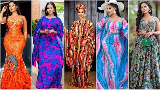 MISHONO PAMBE SANA YA MAGAUNI YA VITAMBAA ANKARA TRENDY DRESS BUBU GOWN 2023 ASOEBI STYLES FABRICS
