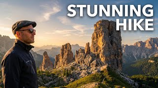 🇮🇹 Incredible hike at Cinque Torri in the Dolomites, Italy | Ep.5 #hikingitaly #italytravel