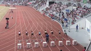 Palarong Pambansa 2025, 100 m. Dash Sec. Girls Final Laoag Ilocos Norte