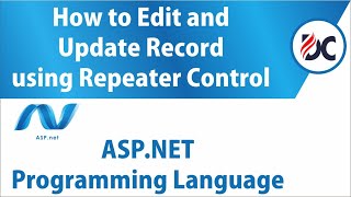 How to Edit and Update Record using Repeater Control || ASP.NET
