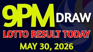 Hasil Lotre Hari Ini, Undian Jam 9 Malam, 30 Mei 2026, Sabtu, PCSO