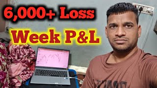 6000+ Loss in only One WEEK 😢P&L of january last week.