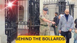 Get Behind The Bollards- Horse Guards London