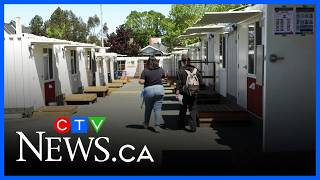 Shipping container temporary housing community, 'Tiny Town' removed from Victoria parking lot