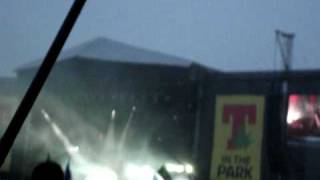 T in the park 2010.EMINEM OPENING SONG- WONT BACK DOWN