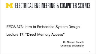 EECS 373 - Fall 2025 - Lecture 17: "DMA & PCBs"