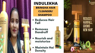 INDULEKHA HAIR OIL & SHAMPOO FULL REVIEW+DEMO IN HINDI /इंदुलेखा तेल+शैम्पू इस्तेमाल करने का तरीका