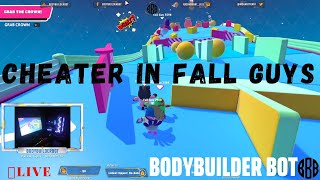 Streamer spectate Cheater on Fall Guys  WTH caught in live stream flaying hack ID 3598
