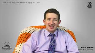 One On One Bible Study | Seth Burke | Noah And The Ark