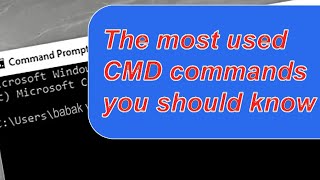 Windows 10 C M D Commands USERS ll 10 CMD Commands for NEW (Windows PC/Laptop & USERS)