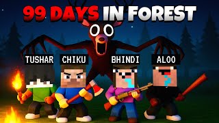 🔥 Surviving 99 Nights in the Forest! (Roblox Horror Game with Friends) 🌲