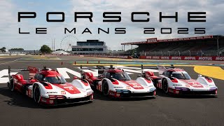Porsche Le Mans 2025 | Four Porsche 963 and three Porsche 911 GT3 R tackle the 24 Hours