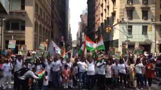 Ovbi in India day parade