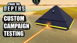 We Get Ganged Up On, Wheeeee! 🤪👍🛸🗿 From the Depths Custom Campaign Testing (Part 3)