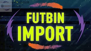 FIFA 21| FUTBIN CLUB IMPORT FEATURE TUTORIAL!! How to import your fut club!