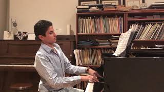 CHOPIN: Nocturne Op. 32 No. 1. José Manuel Carrera Grammatikos, piano (Mexico).
