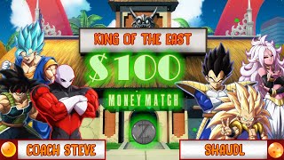 【DBFZ v1.28】KING OF THE EAST TITLE AND $100 ON THE LINE! Coach Steve defends vs ShaudL!