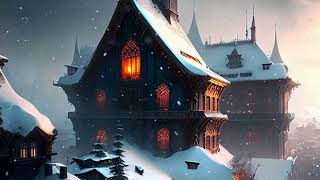 ⛄Veled Vale🎄 (Cozy, snowy, relaxing harp music. Orchestra, jingle)