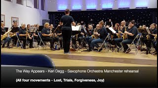 The Way Appears Saxophone Orchestra Manchester rehearsal - October 2024 weekend
