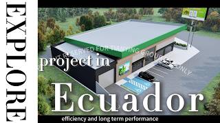 Modern Steel Structure Commercial Building in Ecuador | Complete Design & Construction Solution