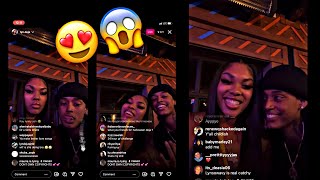 RAYSOWAVYY AND LYN DEJA IG LIVE FLIRTING | comments ask ray how she feel dating a milf ?!