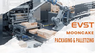 Mooncake Packaging and Palletizing Line | Smart Automation for Food Production #palletizingrobot