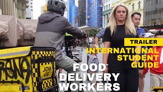 ⁴ᴷ Food Delivery Riders | Guide for International Students Melbourne, Australia  #hospitality #café