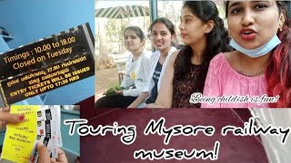Mysore railway museum trip with friends❣️
