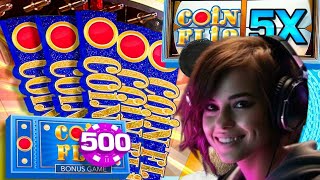 INSANE 5X TOP SLOT Coinflip on Crazy Time! 😱🔥!#crazy #ytshorts #shorts #games #youtubeshorts#youtube