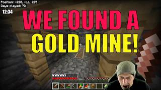 Exploring Our First Mineshaft in Minecraft...