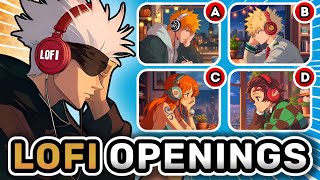 🎵 Guess Anime OPENINGS by LOFI Version 🔥 Anime Opening Quiz
