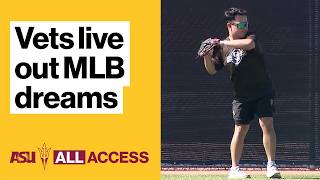 ASU All Access: ASU student-veterans take the field with the San Diego Padres during Spring Training