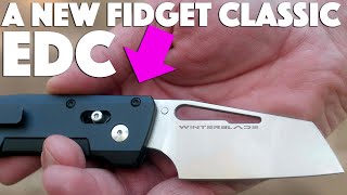 The New Hot EDC Fidget Knife.  The Winter Blade Co Severn Review