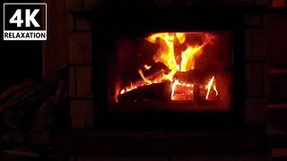 الاسترخاء على ضوء الموقد مع صوت طقطقة النار 🔥 Relaxing Fireplace 4K UHD Vol.8
