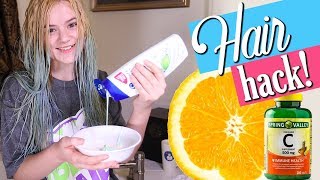 Removing Hair Color WITHOUT Bleach! Vitamin C & Dandruff Shampoo! Part 4