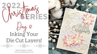 2022 Christmas Series | Day 12 | Paper Rose Studio | Die Cutting Layers! (Card Making Tutorial)