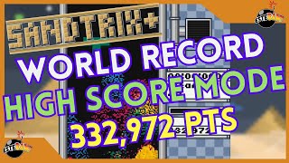 Sandtrix World Record (High Score Mode - 332,972 pts) speedrun