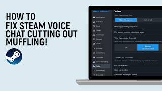 How to Fix Steam Voice Chat Cutting Out Muffling [easy]