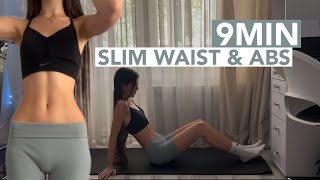 9MIN SLIM WAIST & ABS // HOURGLASS ABS // no equipment